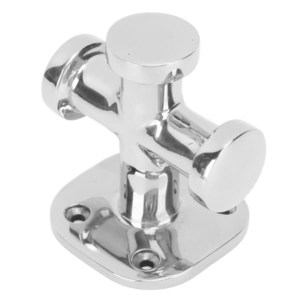 63 mm bådklampe pullert 316 rustfrit stål poleret overflade enkelt kryds pullert til yachter, både, fiskebåde