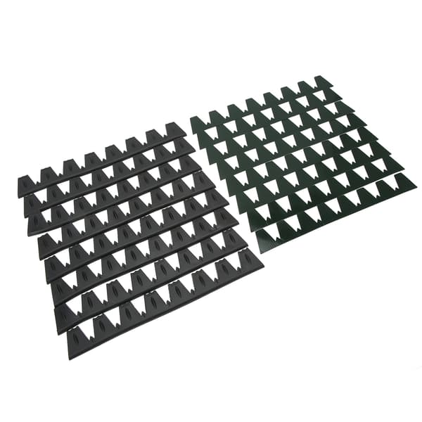8PCS Främre Stötfångarskydd Anti Scratch Protector Universal Passform Bil Svart