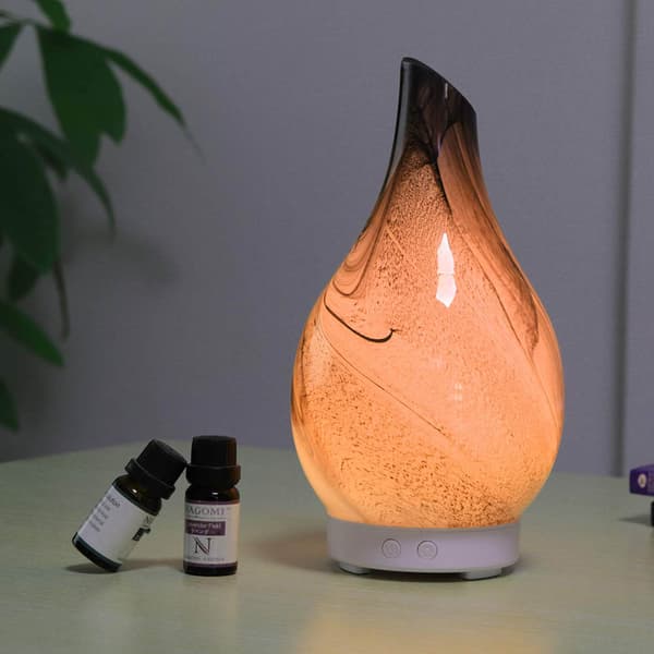 100 ml aromaterapi ultralyd luftfukter eterisk oljediffuser med trekorn