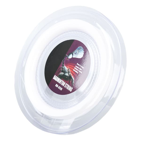 0,72 mm 200 m Badmintonracket String Nylon Badminton Träningsracket String Line BX 650 Vit