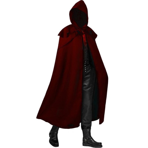 Halloween xmas julklappar koristelu vinter nya produkter i lager medeltida mantel gotisk mantel Red S