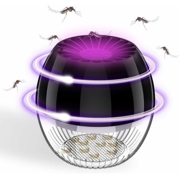 Myggfellelampe, elektrisk myggdreper (svart)