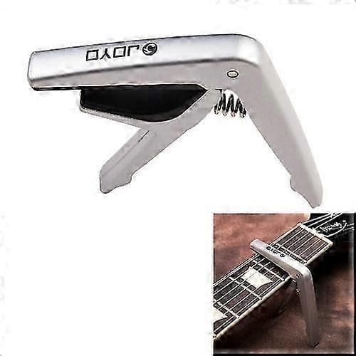JOYO JCP-01 Gitar Capo Plaststål Lett Ukulele Capo Silver