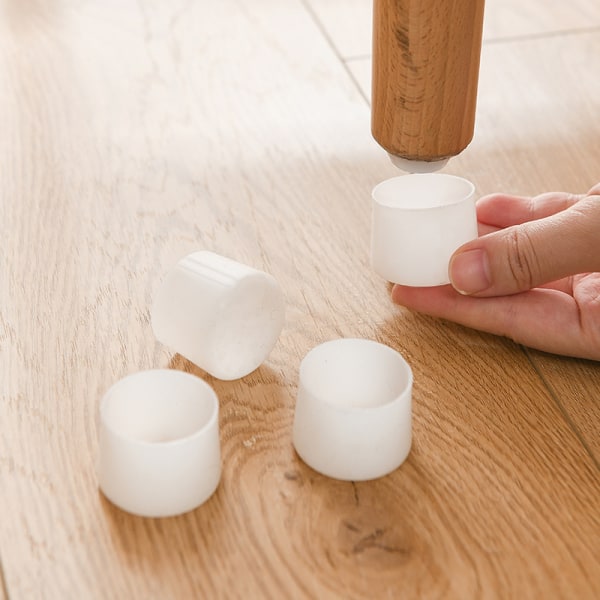 Stykker Stolehætter 30mm Møbelpuder Silikonebeskyttelse Møbel Fodpuder Stolbenkapper Borddæksel Ridser Gulv