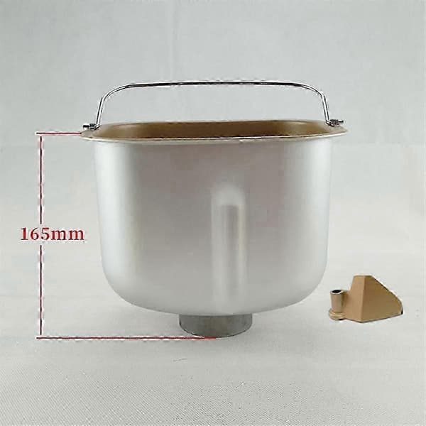 Brødmaskinetilbehør: Bageform, Brødformforing, Mixer, Bakke silverbrun