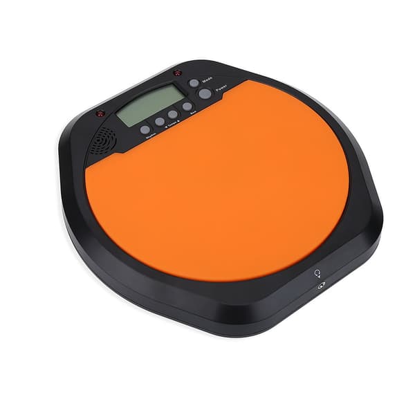 Elektronisk trommepad-metronom med hodetelefoner