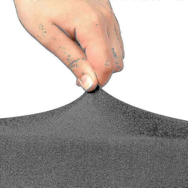 Round Stretch Tablecloth for Events, Spandex Black 80x110cm white