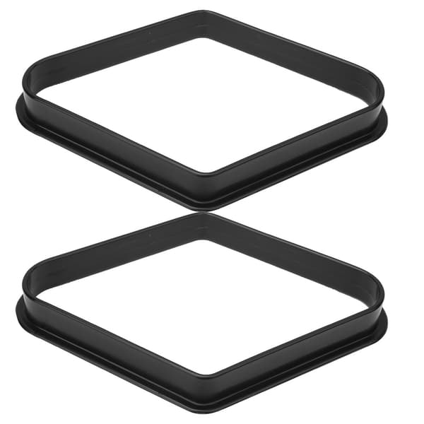 2 st plast professionell biljard 9 bollar triangulär ram Snooker bollar Rack Tillbehör
