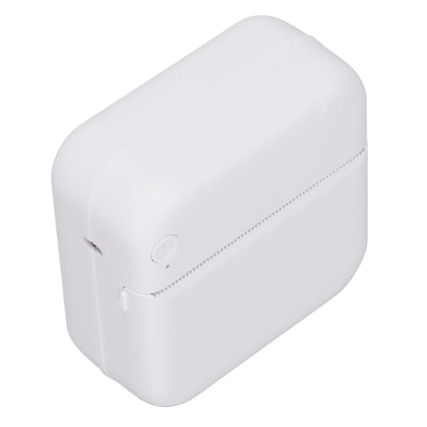Bærbar Printer 200DPI Ergonomisk Design Trådløs Forbindelse Termisk Papir Ingen Blæk Mini Printer til Hjemmekontor Blå