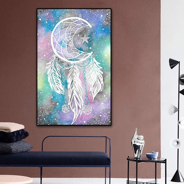 Diamond painting aikuisille ja lapsille, 5D-timanttikirjonta, täydellinen rentoutumiseen ja kodin seinän sisustukseen - 30*40cm,