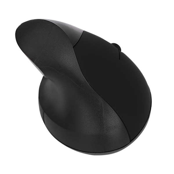 Ergonomisk 1600DPI USB Vertikal Trådløs Gaming Mus med Håndledsstøtte til PC og Laptop - Sort