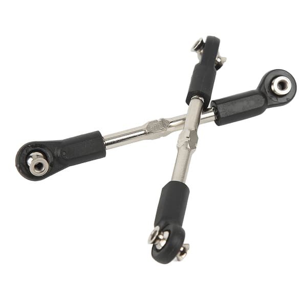 2 stk. RC Styrestang Sort Høj Styrke Stødabsorberende Styrestang til ZD Racing DBX07 EX07 1/7
