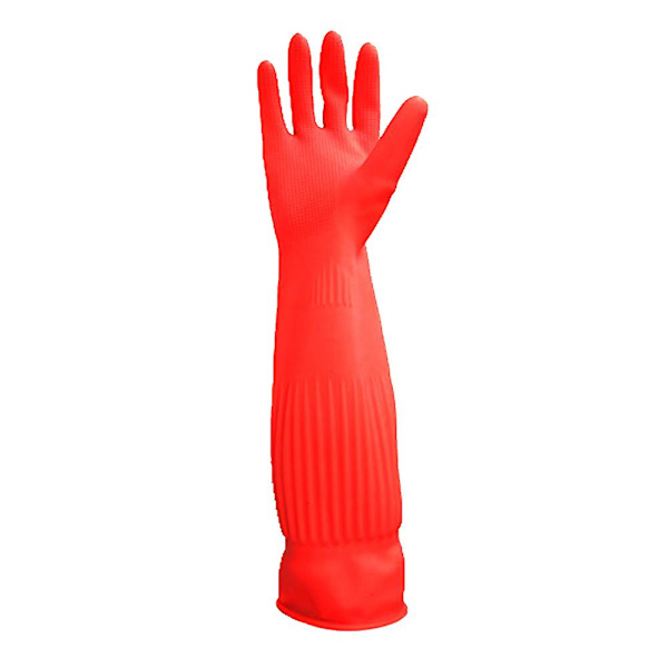 50cm keittiön vedenpitävät puhdistuskumilateksikäsineet Red 45CMS