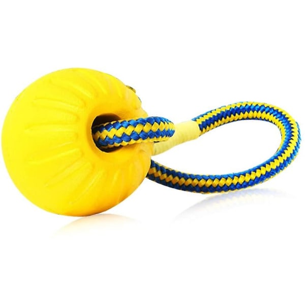 husdjursleksak (liten gul boll att sätta på - diameter 7 cm),