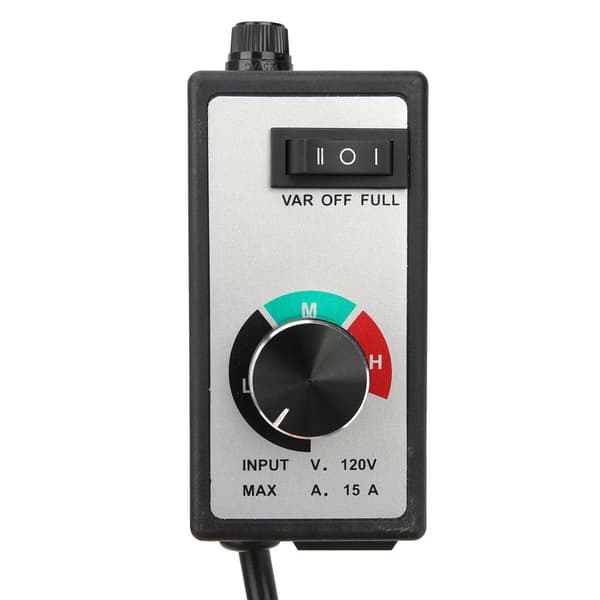 Elektronisk ventilatorstyring med variabel hastighed 120V 1500W 15A US-stik 2M ledning