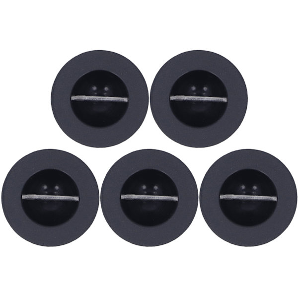 5st Surfa koppel Plug Replacement Round Board Cup Plug for Surfboard Longboard Svart