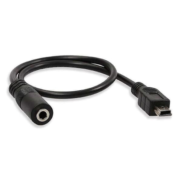 Mini USB til 3,5 mm mikrofonkabel for lydopptak adapterkabel mikrofonadapterkabel 2M