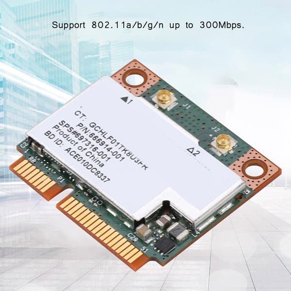 Til HP til Broadcom BCM943228HMB Dual Band 300M Mini PCI-e Trådløst LAN-kort med Bluetooth 4.0