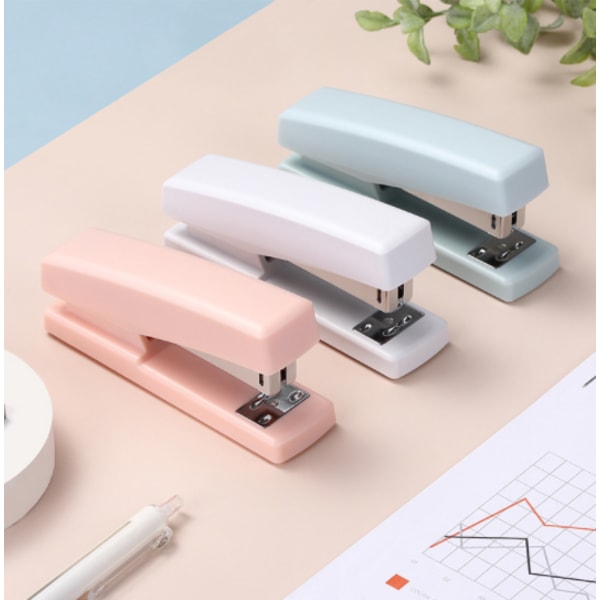 Morandi Color Stapler 24/6 Standard nro 12 iso sidontakonenitoja (Random Color Send Two),