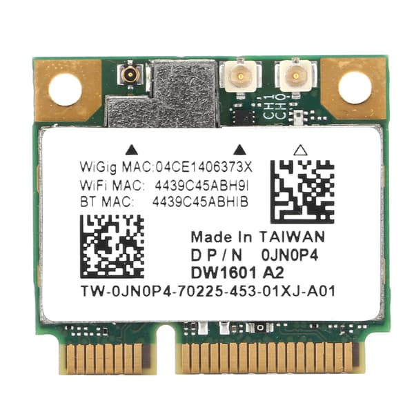 Halv Mini Trådløst Kort WiGig 802.11ad til Bluetooth4.0 Netværkskort QCA9005 DW1601