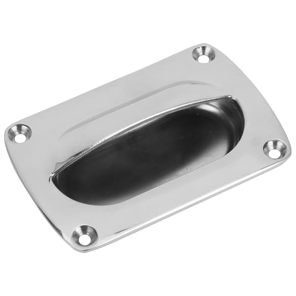 Flush Pull-håndtak i 304 rustfritt stål for dørbeslag til yacht, RV, møbler og skap