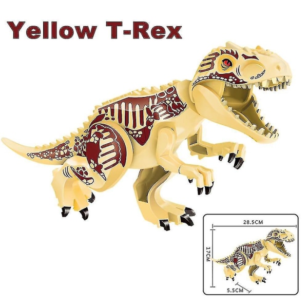 Dinosaurfigurer, Indominus T Rex blokke, stor dinosaurblok, børnefødselsdagsfest