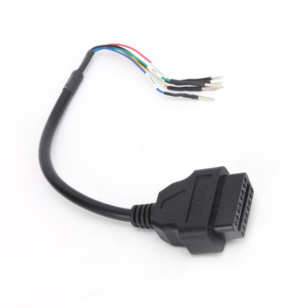 16-pin bilmotorcykel universal OBD2 OBD-kabel testadapterstik