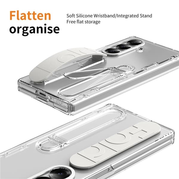 Samsung Galaxy Z Fold 7 Deksel Kickstand Transparent 110