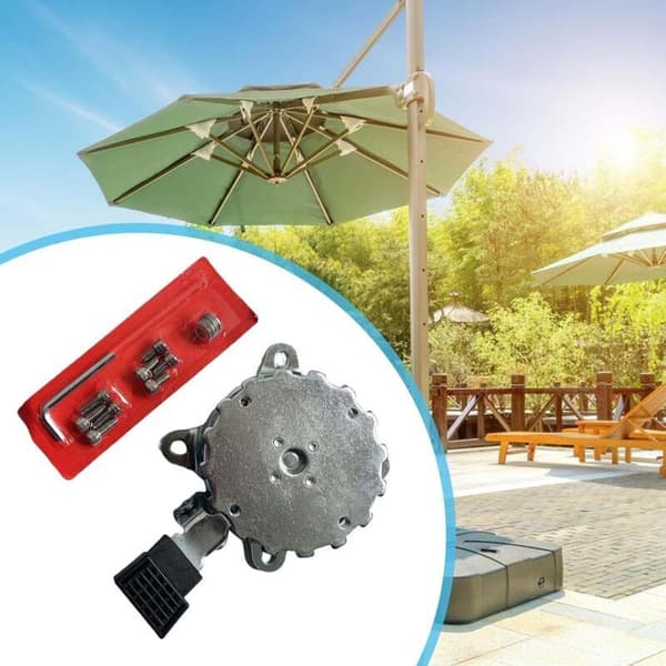 Roterende Patio Paraplybase, Parasol Tilbehør, Slidstærk Paraplybase Erstatning til Camping, Grill Terrasse[ht]