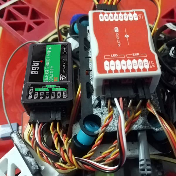 Flysky FS IA6B 2.4G 6CH Mottaker for FS I6X FS I6S I8 Sender