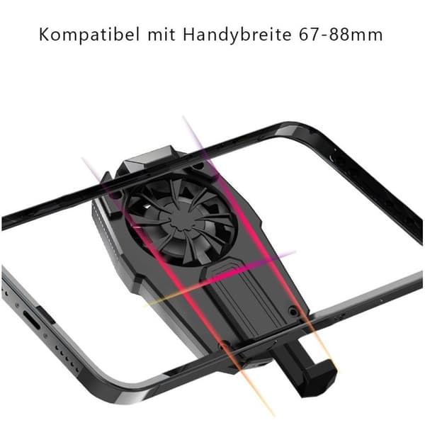 Black Shark FunCooler 2Pro - mobiltelefon køleventilator med LED temperaturdisplay