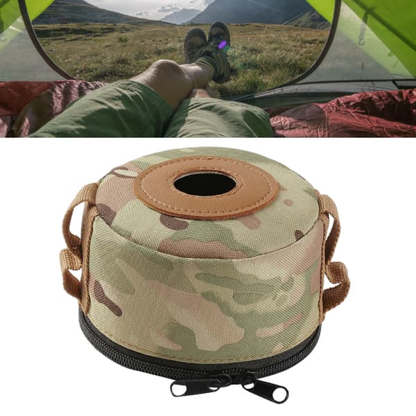 Mini bensintank isolert oppbevaringspose Liten flat beholder for utendørs camping drivstoffylinder