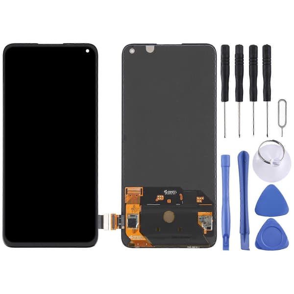 KOMPATIBEL Super AMOLED LCD-skjerm for Meizu 17 Pro / 17 med Digitizer Full Montering Not Specified