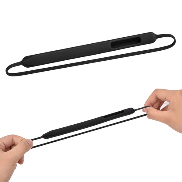 Silikone Pen Etui til Apple Pencil 1. og 2. generation Beskyttelsesetui sort