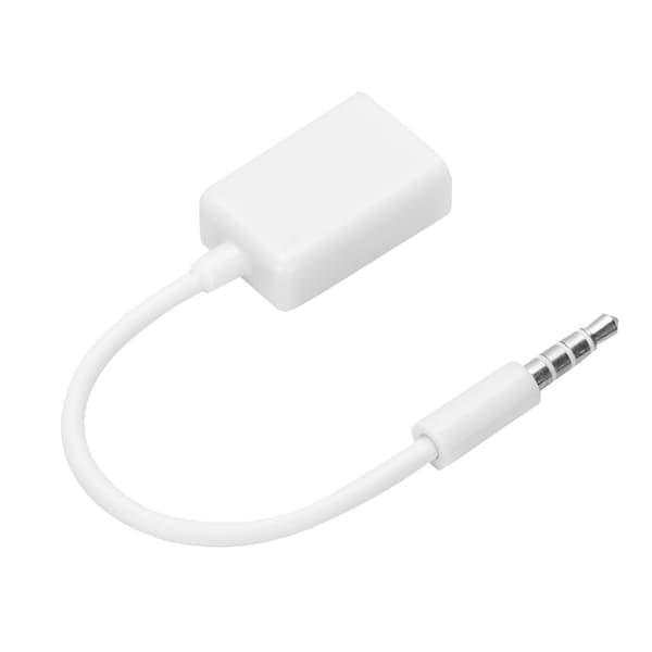 3.5mm Hanstik til USB Hun AUX Lydkabel Konverter Adapterledning