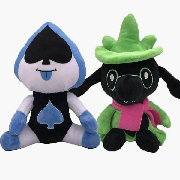 Deltarune Undertale Lancer Ralsei plysj figurleketøy myk utstoppet dukke 1 2pcs Set