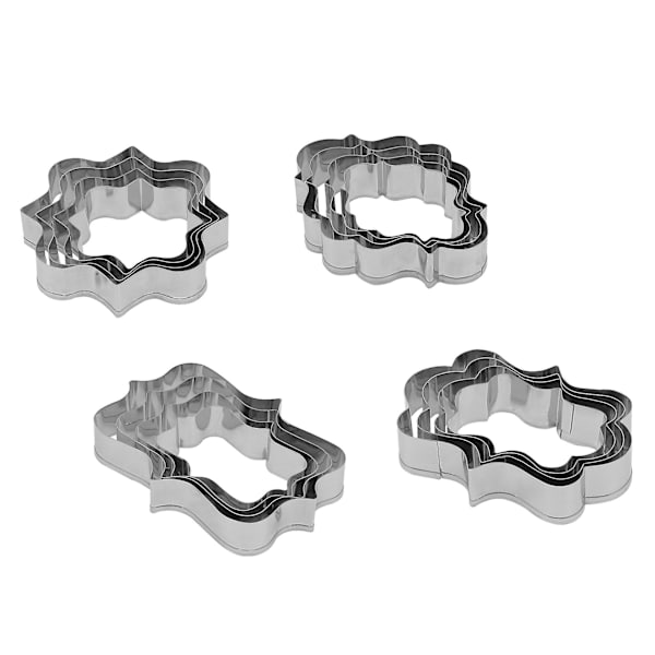 16 kpl ruostumattomasta teräksestä set mold , CAN mennä uuniin