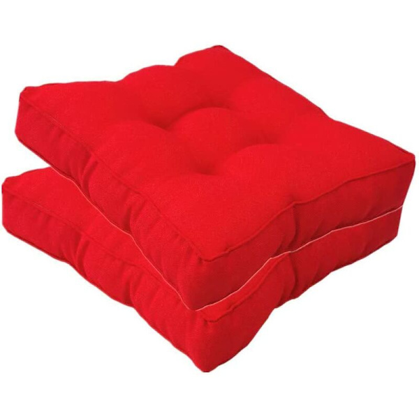 2st (45*45cm kvadrat-500g) manchesterstolsdyna kontorsstudentkudde