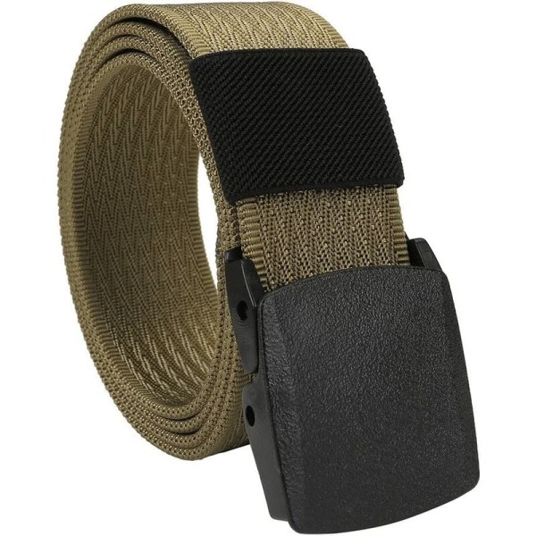 125 cm Army Green imitert nylon taktisk vevd nettbelte for utendørs trening