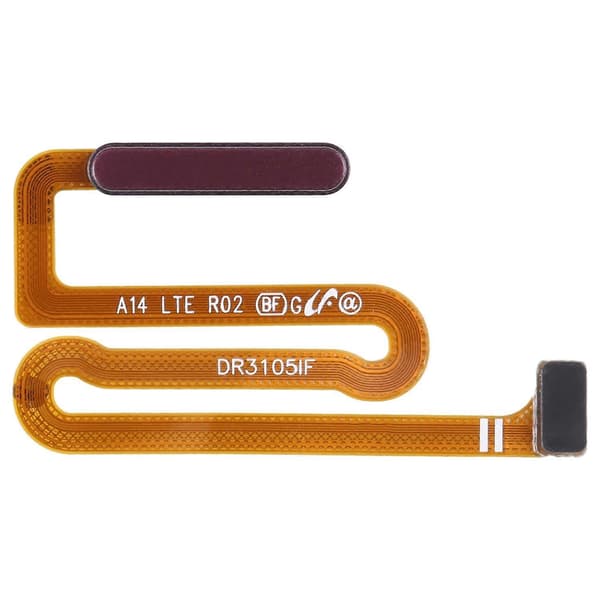 For Samsung Galaxy A14 4G A145F OEM strøm på/av flekskabel fingeravtrykksidentifikasjon flekskabel Multicolor Red