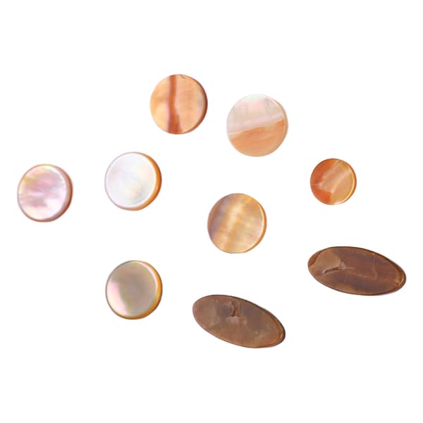 9 stk. Saksofon Fingerputer Nøkkelknapper Musikkinstrument Tilbehør Flere Størrelser C355 Gul