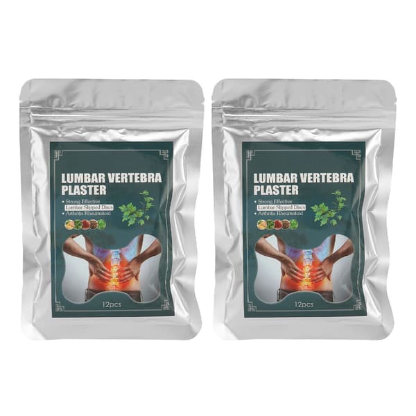 24-pack smärtlindrande plåster för rygg, axlar, midja och muskelsmärta