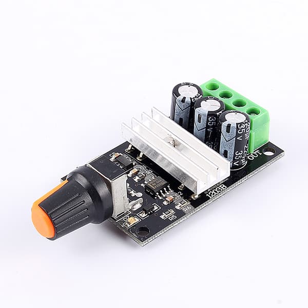 PWM DC Motor Hastighetskontroller Justerbar Bryter med Knapp