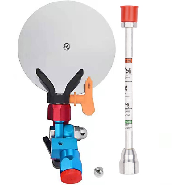 Sprøjteafviser, luftløs sprayfarveadskillelsesdeflektor, gipskantskærer (inklusive dyse + 30 cm forlængerstang)