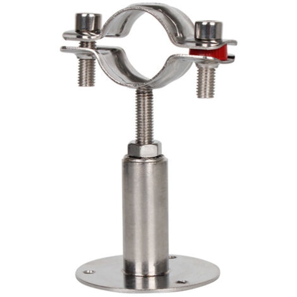 Rustfrit stål vægbeslag til 25 mm diameter rør (2 stk.)
