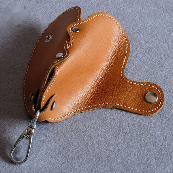 Nyckelhållare Läder Bilnyckel Plånbok Nycklar Organizer Nyckelväska Case