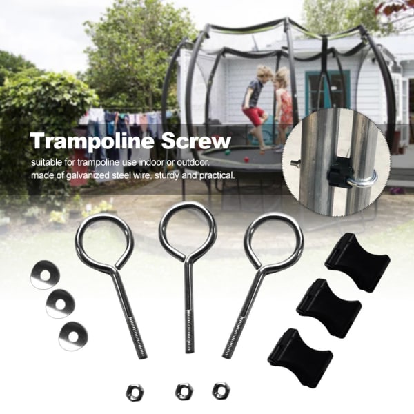 Thsinde 6/12 Stk Trampolineskruer,trampolintilbehør,skruer Aespa 6PCS