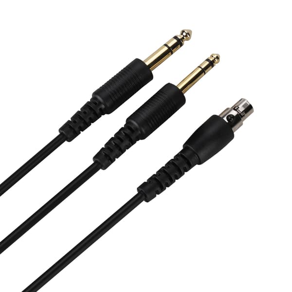 200 cm Aviation Headset Plugg Erstatningskabel Adapter for Pilot DIY med Kabelbryter