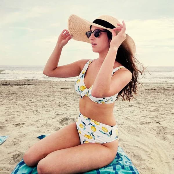 [HT] Kvinders stråsolhat med bred skygge, UPF 50, sommerhat