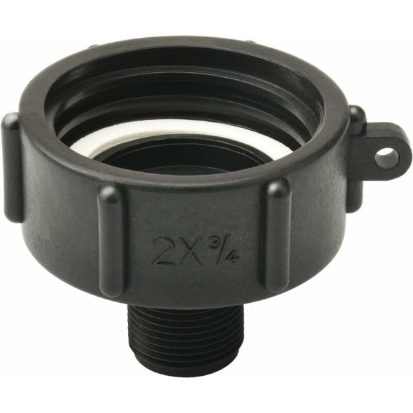 IBC Adapter S60 skruekobling for 2 tommer x 3/4 tommer IBC vanntank，